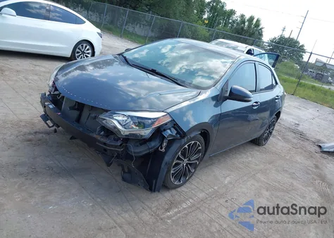 2016 Toyota Corolla S Plus из США, поврежденный, VIN 2T1BURHE7GC743157